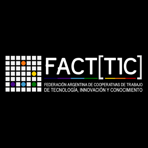 Dice "FACT[TIC]" y hay una ilustración sintética de piezas de diversos colores en un tablero.